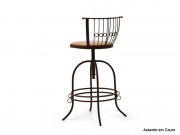 Conjunto Mesa Bistro Escócia com 04 Banquetas 0.80 x 0.80 Redonda